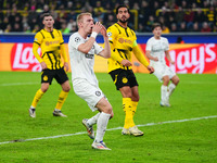 Tomi Horvat of SK Sturm Graz  gestures during the Champions League Round 4 match between Borussia Dortmund v SK Sturm Graz at the Signal Lun...