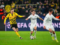 William Boving of SK Sturm Graz  controls the ball during the Champions League Round 4 match between Borussia Dortmund v SK Sturm Graz at th...