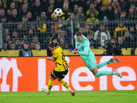 Kjell Scherpen of SK Sturm Graz  controls the ball during the Champions League Round 4 match between Borussia Dortmund v SK Sturm Graz at th...