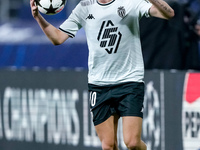 Aleksandr Golovin of AS Monaco during the UEFA Champions League 2024/25 League Phase MD4 match between Bologna FC and AS Monaco at Stadio Re...