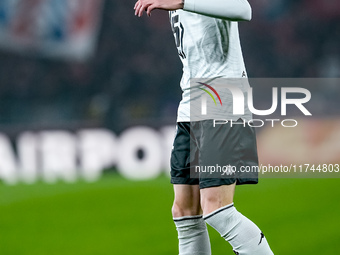 Caio Henrique of AS Monaco during the UEFA Champions League 2024/25 League Phase MD4 match between Bologna FC and AS Monaco at Stadio Renato...