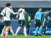 Thilo Kehrer of AS Monaco celebrates after scoring first goal during the UEFA Champions League 2024/25 League Phase MD4 match between Bologn...