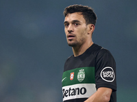 Pedro Goncalves of Sporting CP looks on during the UEFA Champions League match between Sporting CP and Manchester City at Jose Alvalade Stad...