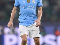 Mateo Kovacic of Manchester City is in action during the UEFA Champions League match between Sporting CP and Manchester City at Jose Alvalad...