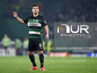 Mateo Kovacic of Manchester City reacts during the UEFA Champions League match between Sporting CP and Manchester City at Jose Alvalade Stad...