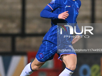 Jimmy Jay Morgan (58 Chelsea) plays during the EFL Trophy match between Cambridge United and Chelsea Under 21s at the Cledara Abbey Stadium...