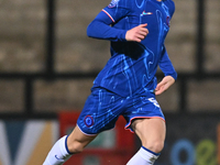 Jimmy Jay Morgan (58 Chelsea) plays during the EFL Trophy match between Cambridge United and Chelsea Under 21s at the Cledara Abbey Stadium...