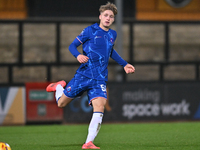 Jimmy Jay Morgan (58 Chelsea) during the EFL Trophy match between Cambridge United and Chelsea Under 21s at the Cledara Abbey Stadium in Cam...