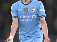 Phil Foden of Manchester City reacts during the UEFA Champions League match between Sporting CP and Manchester City at Jose Alvalade Stadium...