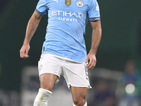 Ilkay Gundogan of Manchester City is in action during the UEFA Champions League match between Sporting CP and Manchester City at Jose Alvala...