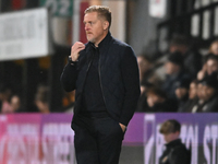 Manager Garry Monk, the manager of Cambridge United, looks on during the EFL Trophy match between Cambridge United and Chelsea Under 21s at...