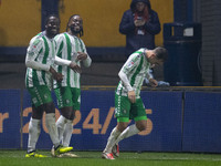 During the Sky Bet League 1 match between Stockport County and Wycombe Wanderers at Edgeley Park Stadium in Stockport, England, on November...