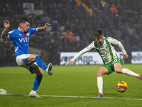 Cameron Humphreys #20 of Wycombe Wanderers F.C. is in action during the Sky Bet League 1 match between Stockport County and Wycombe Wanderer...