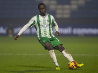 Daniel Udoh #11 of Wycombe Wanderers F.C. is in action during the Sky Bet League 1 match between Stockport County and Wycombe Wanderers at t...