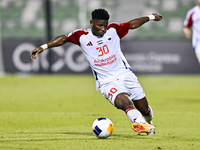 Ousmane Camara of Sharjah FC plays in the AFC Champions League Two Group A football match between United Arab Emirates' Sharjah FC and Iran'...