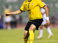 Hossein Goodarzi of Asepahan SC plays in the AFC Champions League Two Group A football match between United Arab Emirates Sharjah FC and Ira...