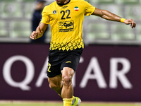 Saleh Hardani of Sepahan SC plays in the AFC Champions League Group A football match between Sharjah FC of the United Arab Emirates and Sepa...