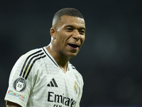 Kylian Mbappe centre-forward of Real Madrid and France during the UEFA Champions League 2024/25 League Phase MD4 match between Real Madrid C...