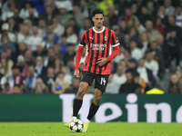 Tijjani Reijnders central midfield of AC Milan and Netherlands during the UEFA Champions League 2024/25 League Phase MD4 match between Real...