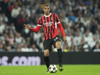 Malick Thiaw centre-back of AC Milan and Germany during the UEFA Champions League 2024/25 League Phase MD4 match between Real Madrid C.F. an...