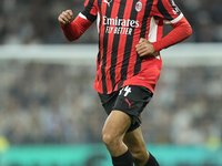 Tijjani Reijnders central midfield of AC Milan and Netherlands during the UEFA Champions League 2024/25 League Phase MD4 match between Real...