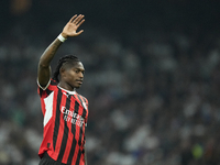 Rafael Leao left winger of AC Milan and Portugal during the UEFA Champions League 2024/25 League Phase MD4 match between Real Madrid C.F. an...