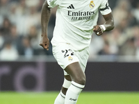 Antonio Rudiger centre-back of Real Madrid and Germany during the UEFA Champions League 2024/25 League Phase MD4 match between Real Madrid C...