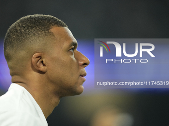 Kylian Mbappe centre-forward of Real Madrid and France during the UEFA Champions League 2024/25 League Phase MD4 match between Real Madrid C...