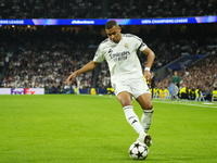 Kylian Mbappe centre-forward of Real Madrid and France during the UEFA Champions League 2024/25 League Phase MD4 match between Real Madrid C...