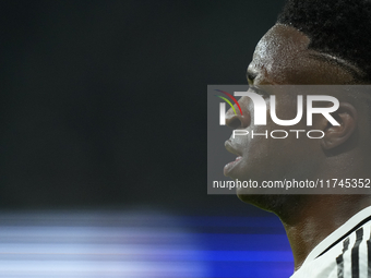 Vinicius Junior left winger of Real Madrid and Brazil during the UEFA Champions League 2024/25 League Phase MD4 match between Real Madrid C....