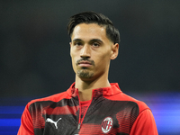 Tijjani Reijnders central midfield of AC Milan and Netherlands during the UEFA Champions League 2024/25 League Phase MD4 match between Real...