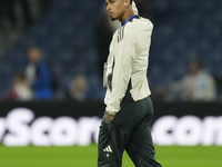 Jude Bellingham central midfield of Real Madrid and England  prior the UEFA Champions League 2024/25 League Phase MD4 match between Real Mad...