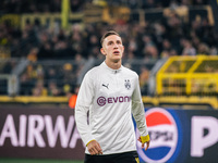 Nico Schlotterbeck of Borussia Dortmund looks on before the UEFA Champions League 2024/25 League Phase MD4 soccer match between Borussia Dor...