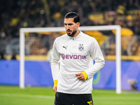 Emre Can of Borussia Dortmund looks on before the UEFA Champions League 2024/25 League Phase MD4 soccer match between Borussia Dortmund and...