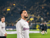 Ramy Bensebaini of Borussia Dortmund looks on before the UEFA Champions League 2024/25 League Phase MD4 soccer match between Borussia Dortmu...