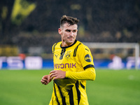 Pascal Gross of Borussia Dortmund looks on during the UEFA Champions League 2024/25 League Phase MD4 soccer match between Borussia Dortmund...