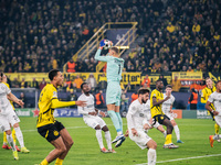 Kjell Scherpen of SK Sturm Graz is in action during the UEFA Champions League 2024/25 League Phase MD4 soccer match between Borussia Dortmun...