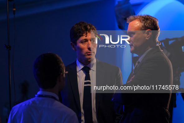 Minneapolis Mayor Jacob Frey attends the Minnesota DFL Election Night event at the InterContinental Hotel in St. Paul, Minnesota, on Novembe...