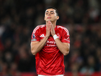 Ramon Sosa of Nottingham Forest reacts after a missed opportunity at goal during the Premier League match between Nottingham Forest and West...