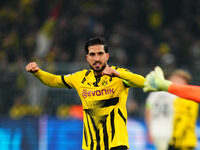 Emre Can of Borussia Dortmund  celebrate during the Champions League Round 4 match between Borussia Dortmund v SK Sturm Graz at the Signal L...