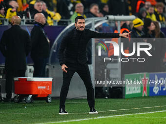 Nuri Sahin of Borussia Dortmund  gestures during the Champions League Round 4 match between Borussia Dortmund v SK Sturm Graz at the Signal...