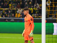 Alexander Meyer of Borussia Dortmund  looks on during the Champions League Round 4 match between Borussia Dortmund v SK Sturm Graz at the Si...