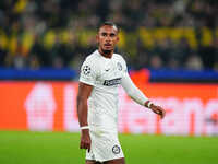 Emanuel Aiwu of SK Sturm Graz  looks on during the Champions League Round 4 match between Borussia Dortmund v SK Sturm Graz at the Signal Lu...