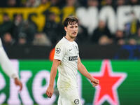 William Bøving of SK Sturm Graz  looks on during the Champions League Round 4 match between Borussia Dortmund v SK Sturm Graz at the Signal...