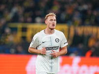 Niklas Geyrhofer of SK Sturm Graz  looks on during the Champions League Round 4 match between Borussia Dortmund v SK Sturm Graz at the Signa...