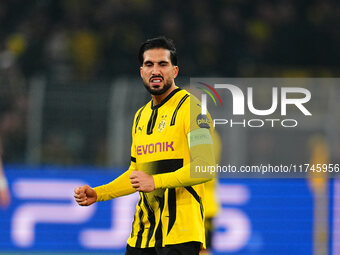 Emre Can of Borussia Dortmund  with post game celebration during the Champions League Round 4 match between Borussia Dortmund v SK Sturm Gra...