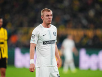 Mika Biereth of SK Sturm Graz  looks on during the Champions League Round 4 match between Borussia Dortmund v SK Sturm Graz at the Signal Lu...