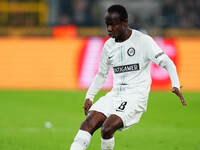 Malick Yalcouyé of SK Sturm Graz  controls the ball during the Champions League Round 4 match between Borussia Dortmund v SK Sturm Graz at t...