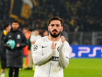 Otar Kiteishvili of SK Sturm Graz  gestures during the Champions League Round 4 match between Borussia Dortmund v SK Sturm Graz at the Signa...