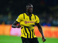 Serhou Guirassy of Borussia Dortmund  looks on during the Champions League Round 4 match between Borussia Dortmund v SK Sturm Graz at the Si...